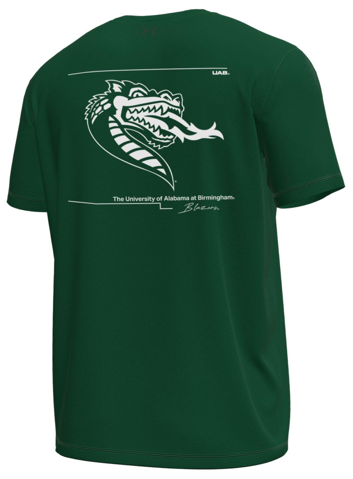 Under Armour Men's UAB Blazers Forest Green Tech Stretch Short