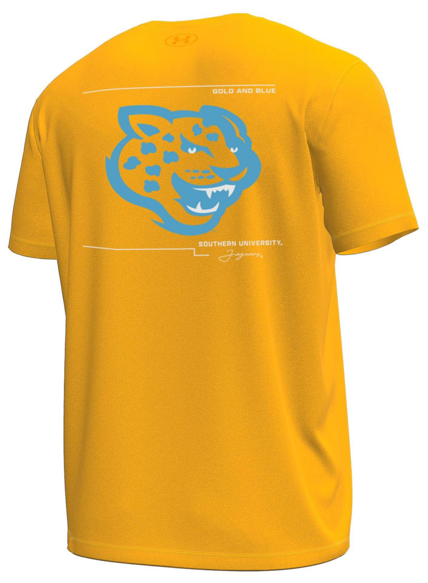 Under Armour Men's Southern University Jaguars Gold Tech Stretch Short Sleeve T-Shirt product image
