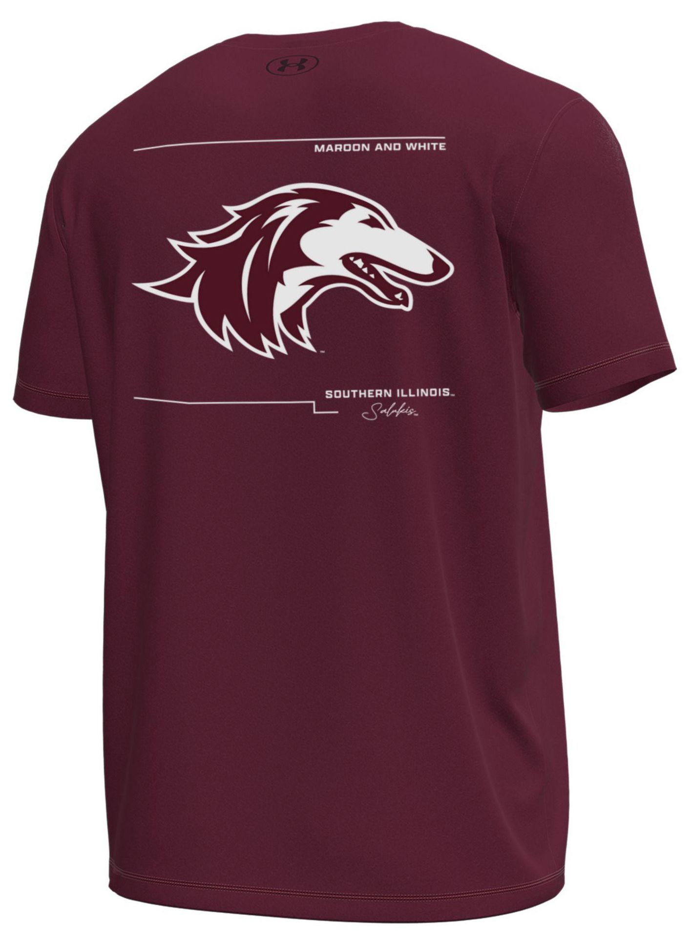 Under Armour Men's Southern Illinois  Salukis Maroon Tech Stretch Short Sleeve T-Shirt product image