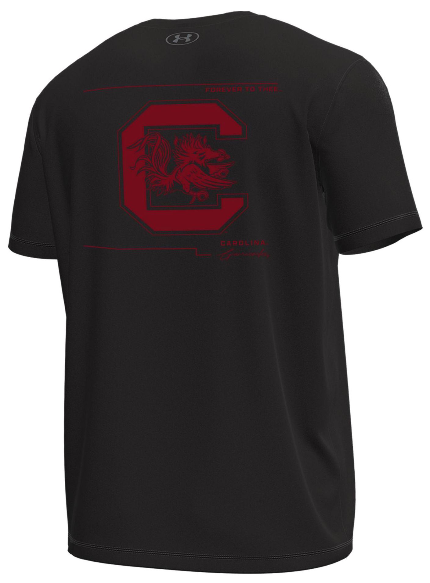 Under Armour Men's South Carolina Gamecocks Black Tech Stretch Short Sleeve T-Shirt product image
