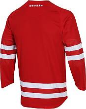 Under Armour Men's Wisconsin Badgers Red Replica Hockey Jersey product image