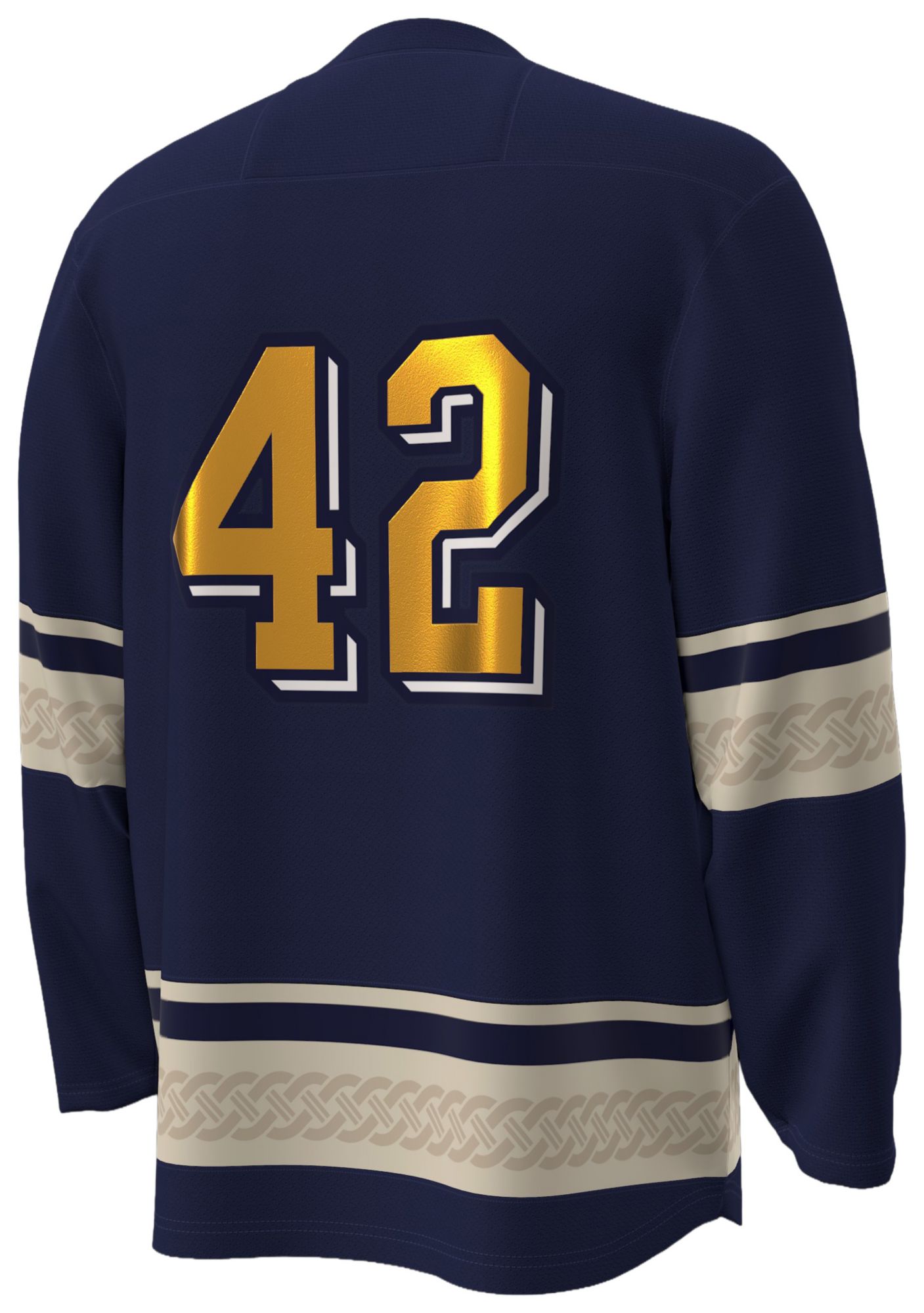 Under Armour Men's Notre Dame Fighting Irish Navy Replica Alternate Hockey Jersey product image