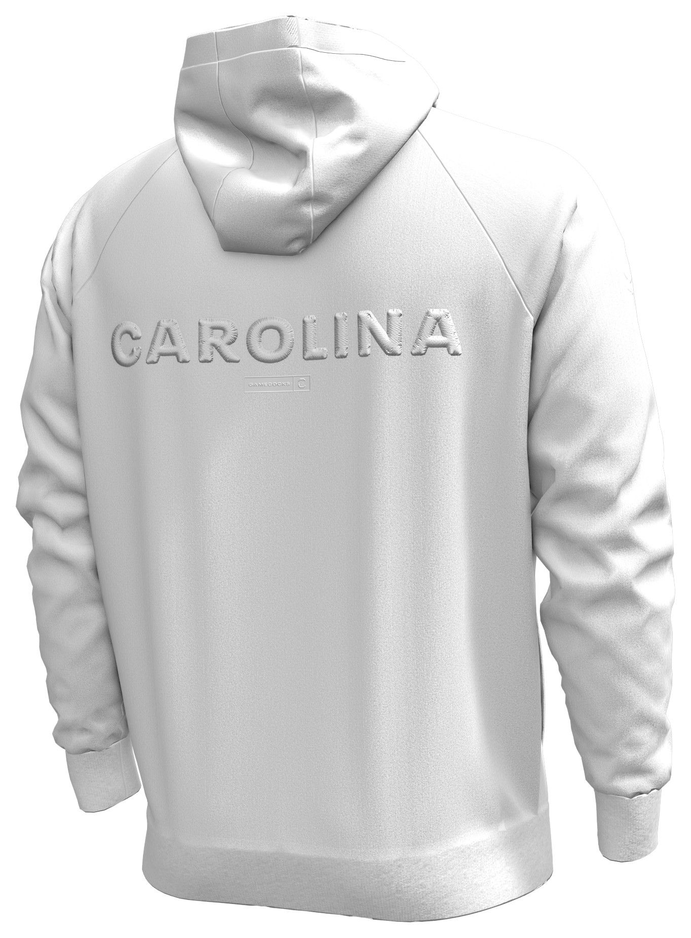 Under Armour Men's South Carolina Gamecocks White Hype Fleece Full-Zip Hoodie product image
