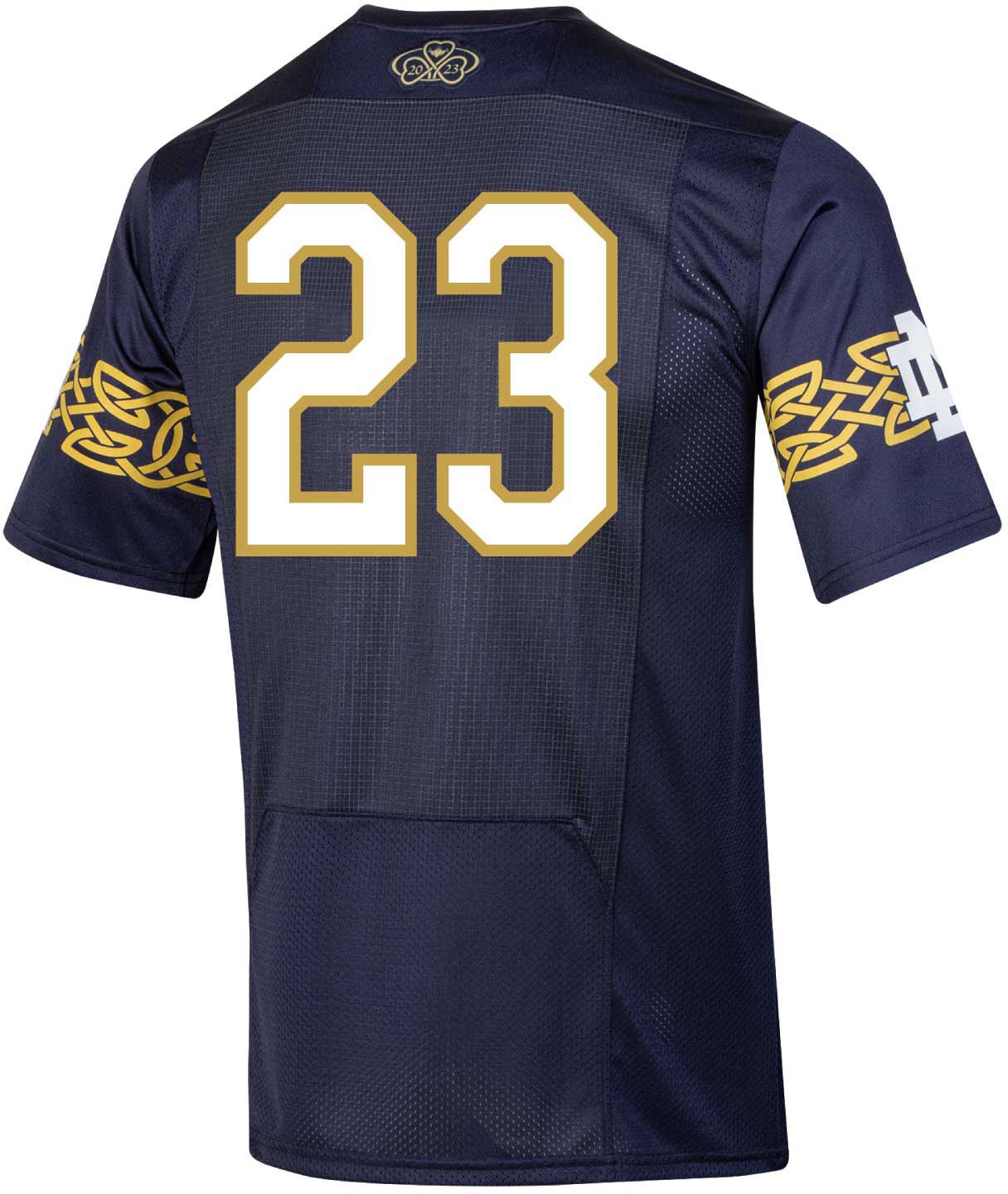 Under Armour Men's Notre Dame Fighting Irish Navy Replica Football Jersey