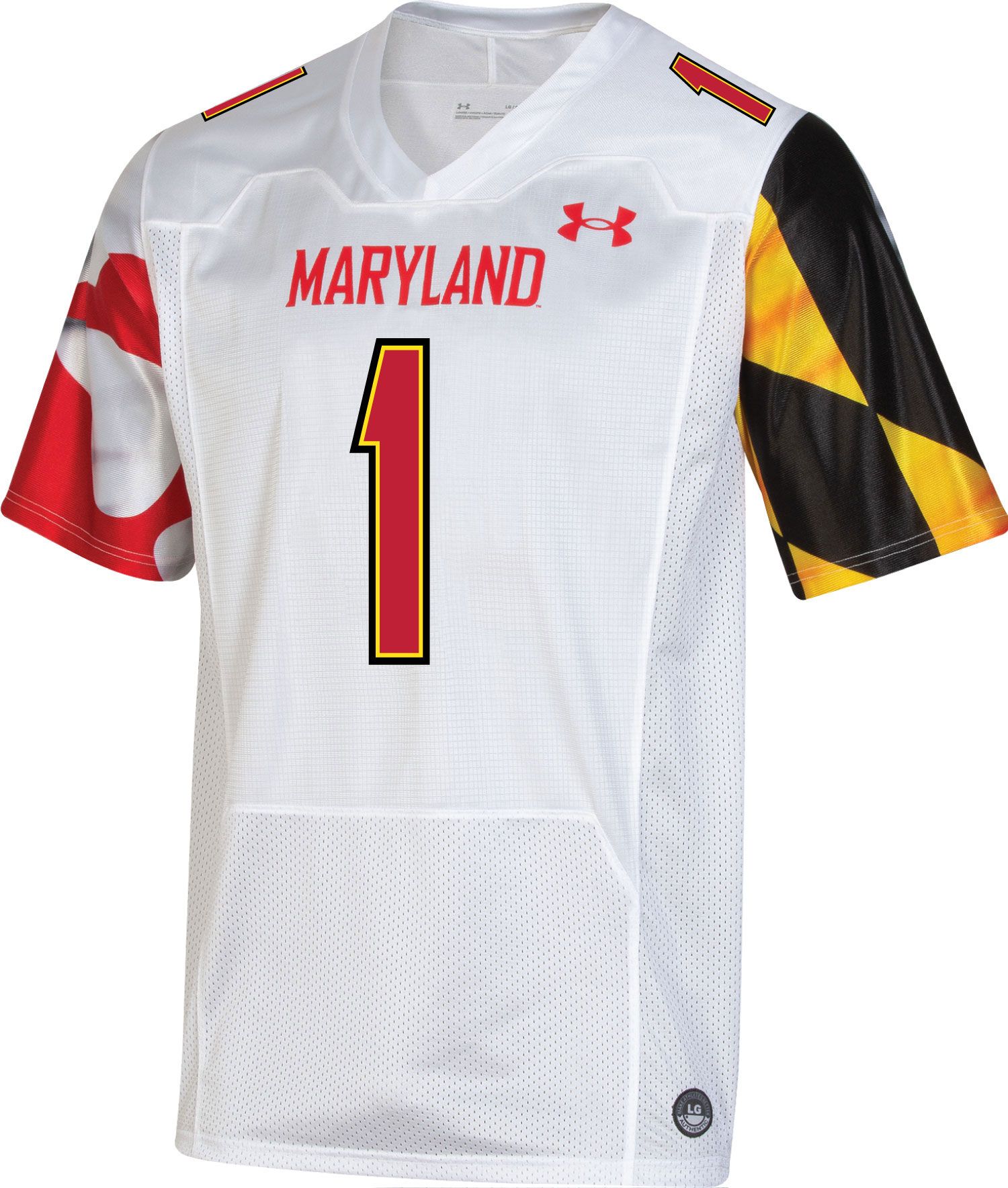 Under Armour Men's Maryland Terrapins White Replica Football Jersey product image