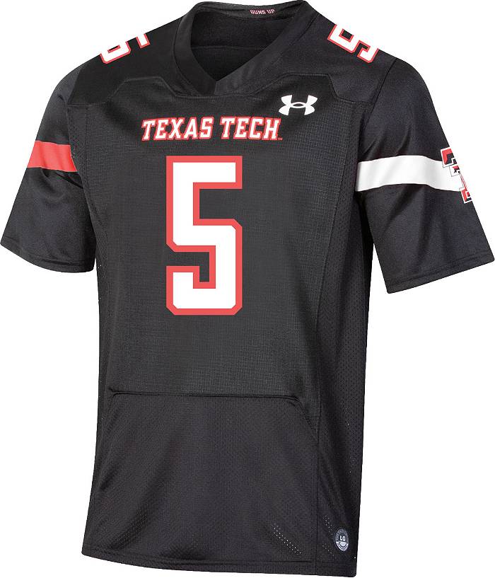 Under Armour Texas Tech Red Raiders Retro Pullover Baseball Jersey in White, Size: 3X, Sold by Red Raider Outfitters