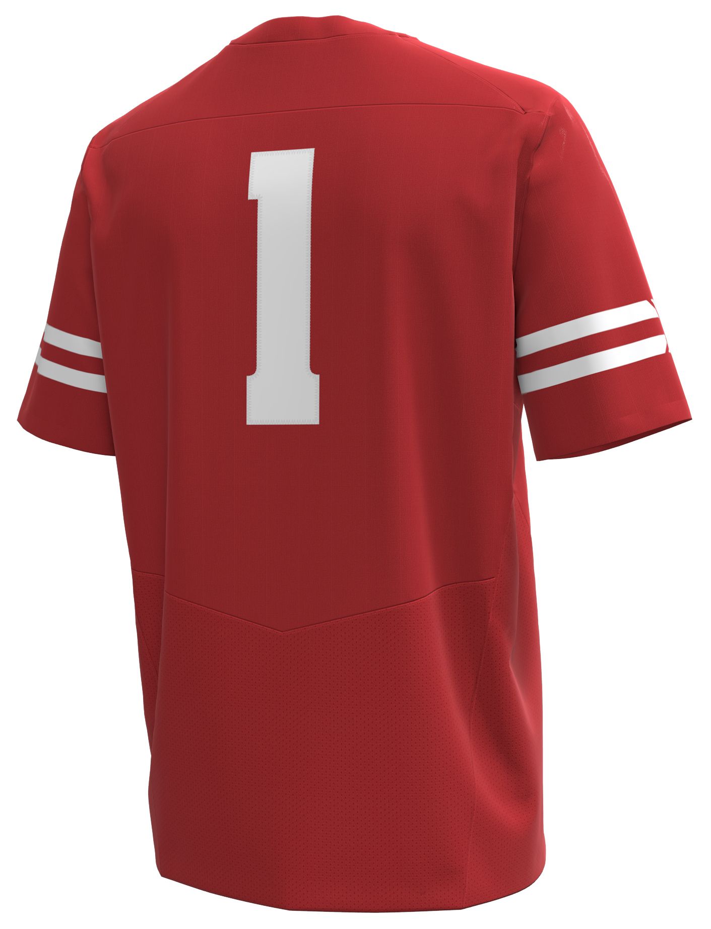 Under Armour Men's Wisconsin Badgers Red Twill Replica Football Jersey product image