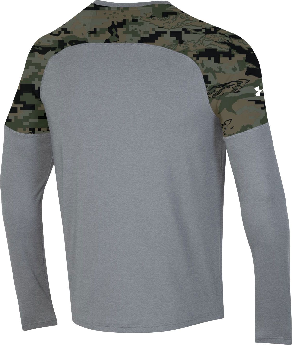 Under Armour Men's Notre Dame Fighting Irish Grey ‘Freedom' Performance Cotton Long Sleeve T-Shirt product image