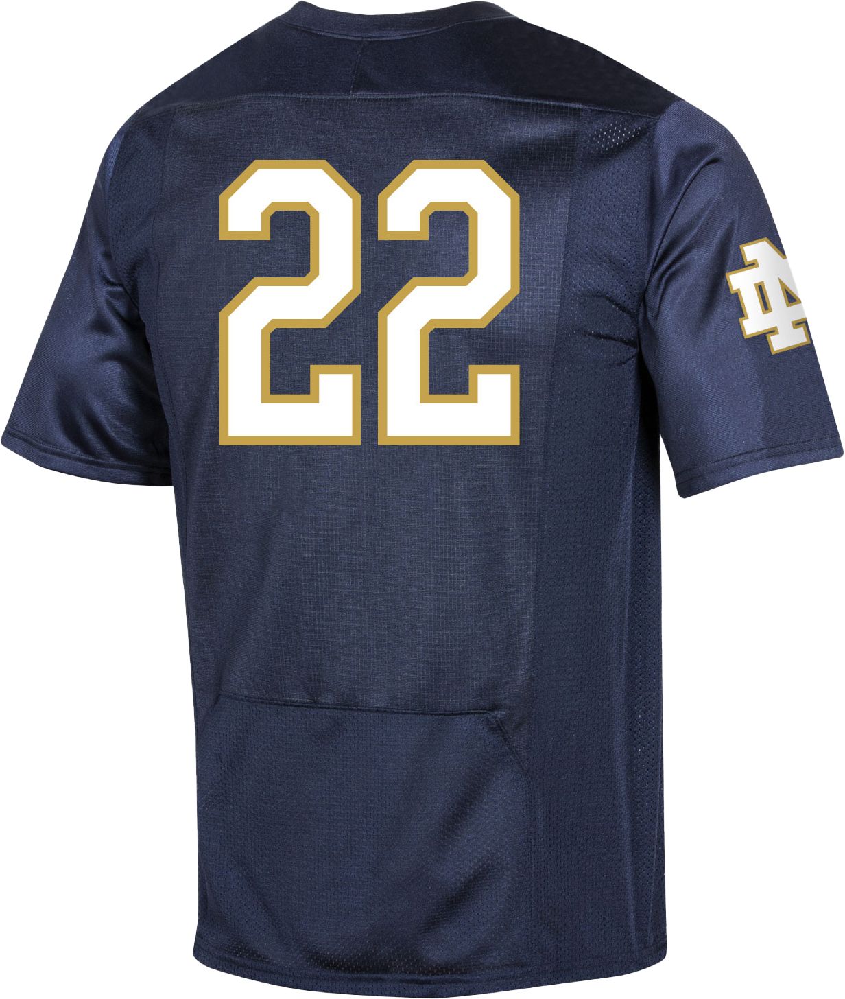 Under Armour Men's Notre Dame Fighting Irish #22 Navy Authentic Home Replica Football Jersey