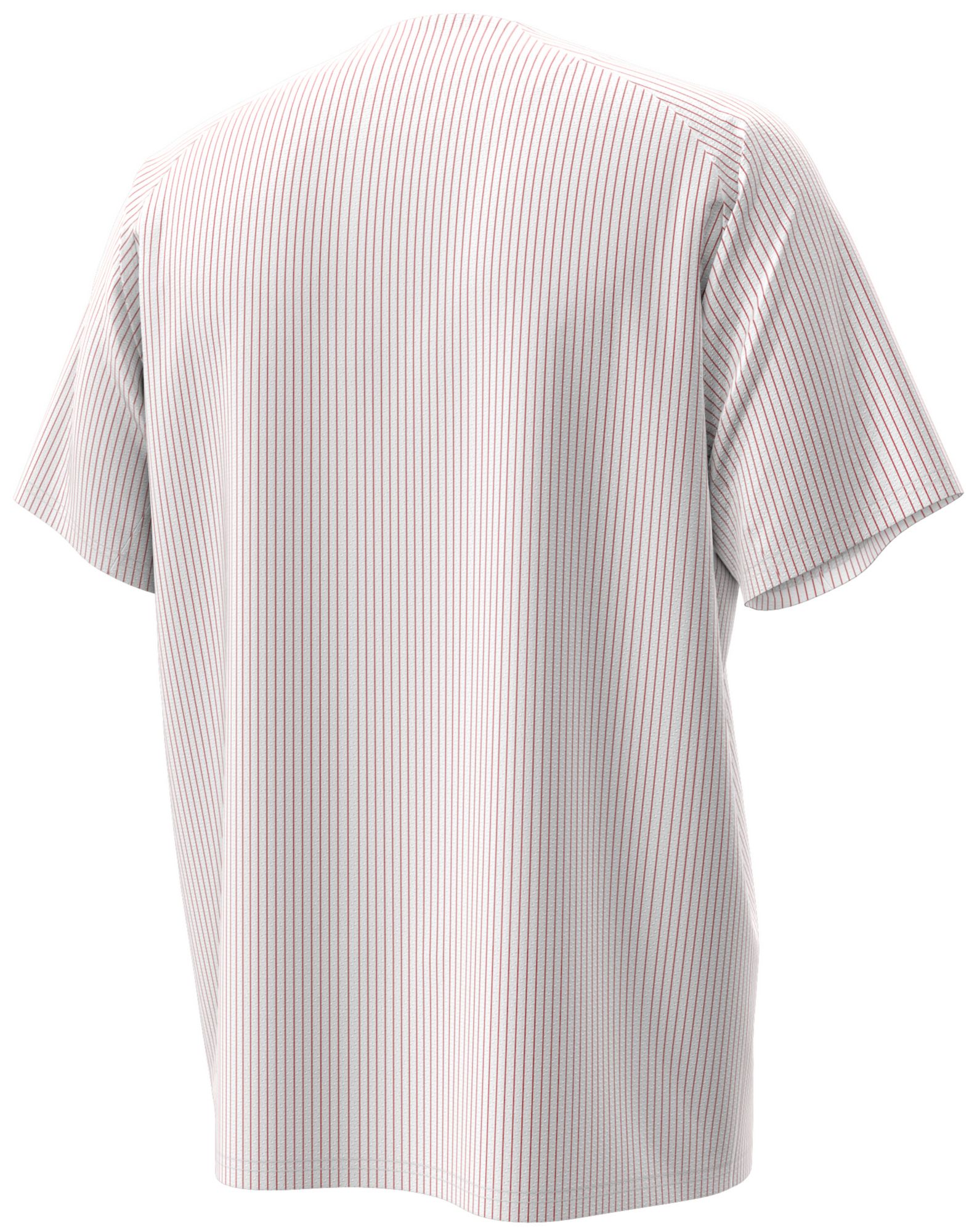 Under Armour Men's Wisconsin Badgers White Pinstripe Replica Baseball Jersey product image