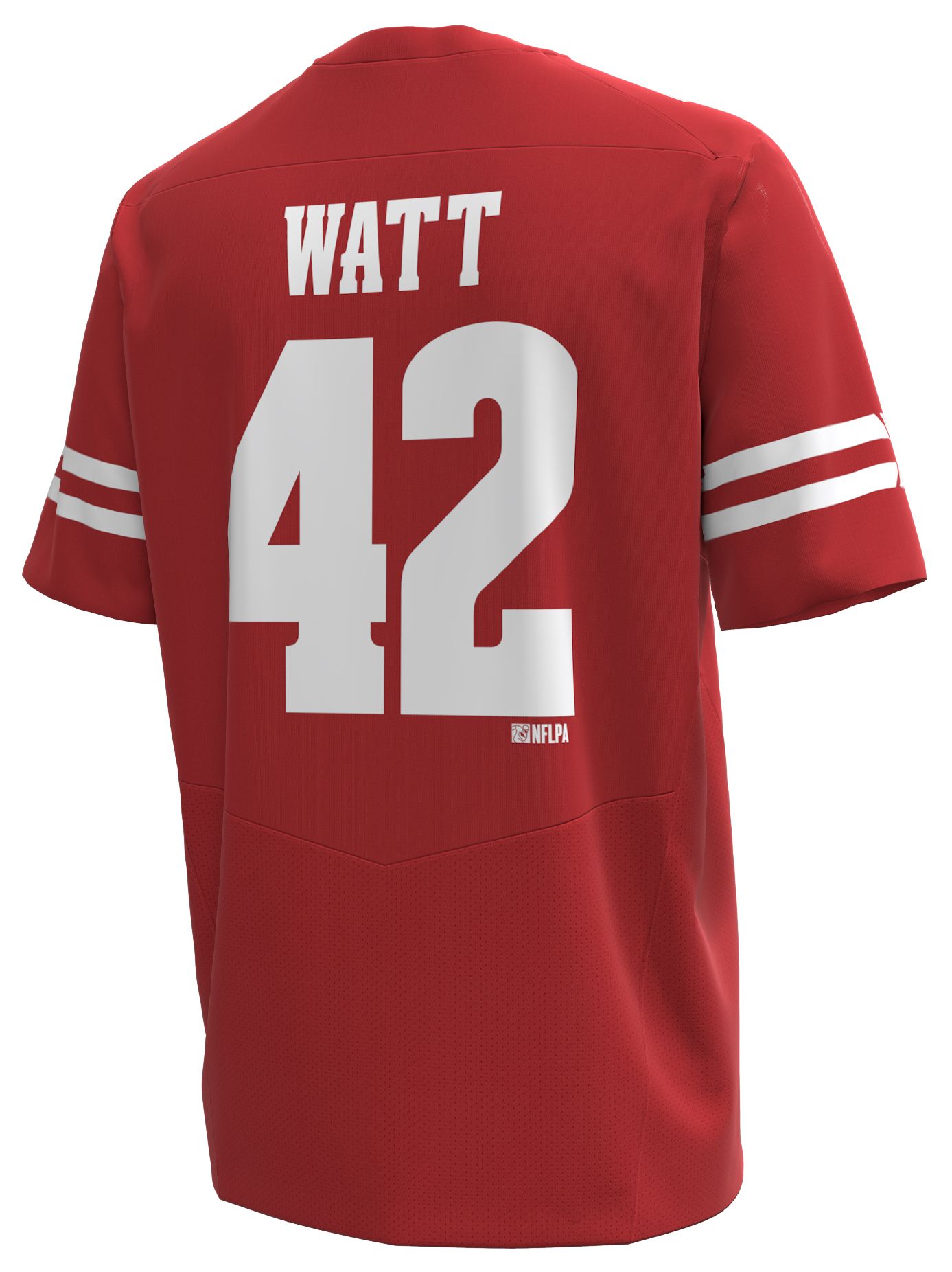 Under Armour Men's Wisconsin Badgers T.J. Watt #42 Red Replica Football Jersey product image