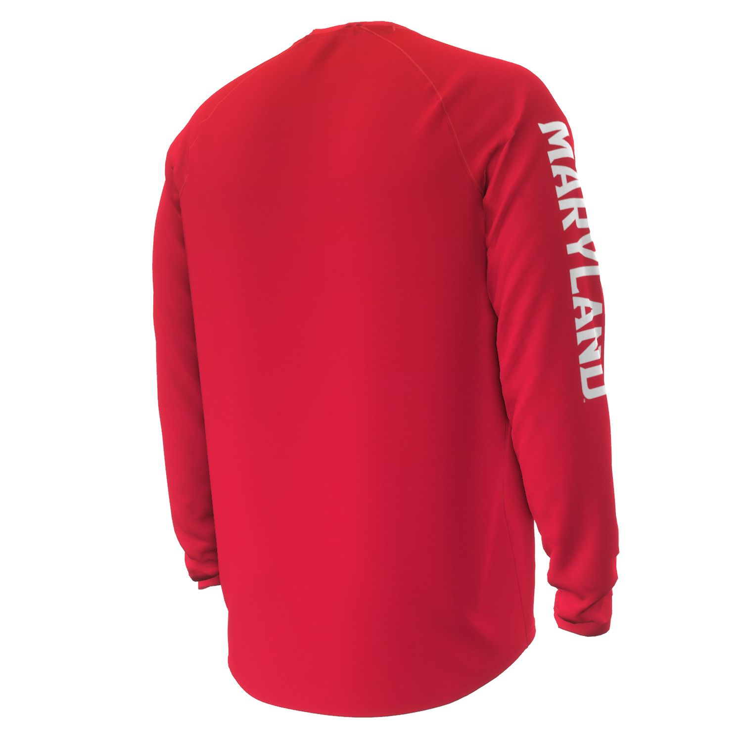 Under Armour Men's Maryland Terrapins Red Shooter Longsleeve T-Shirt