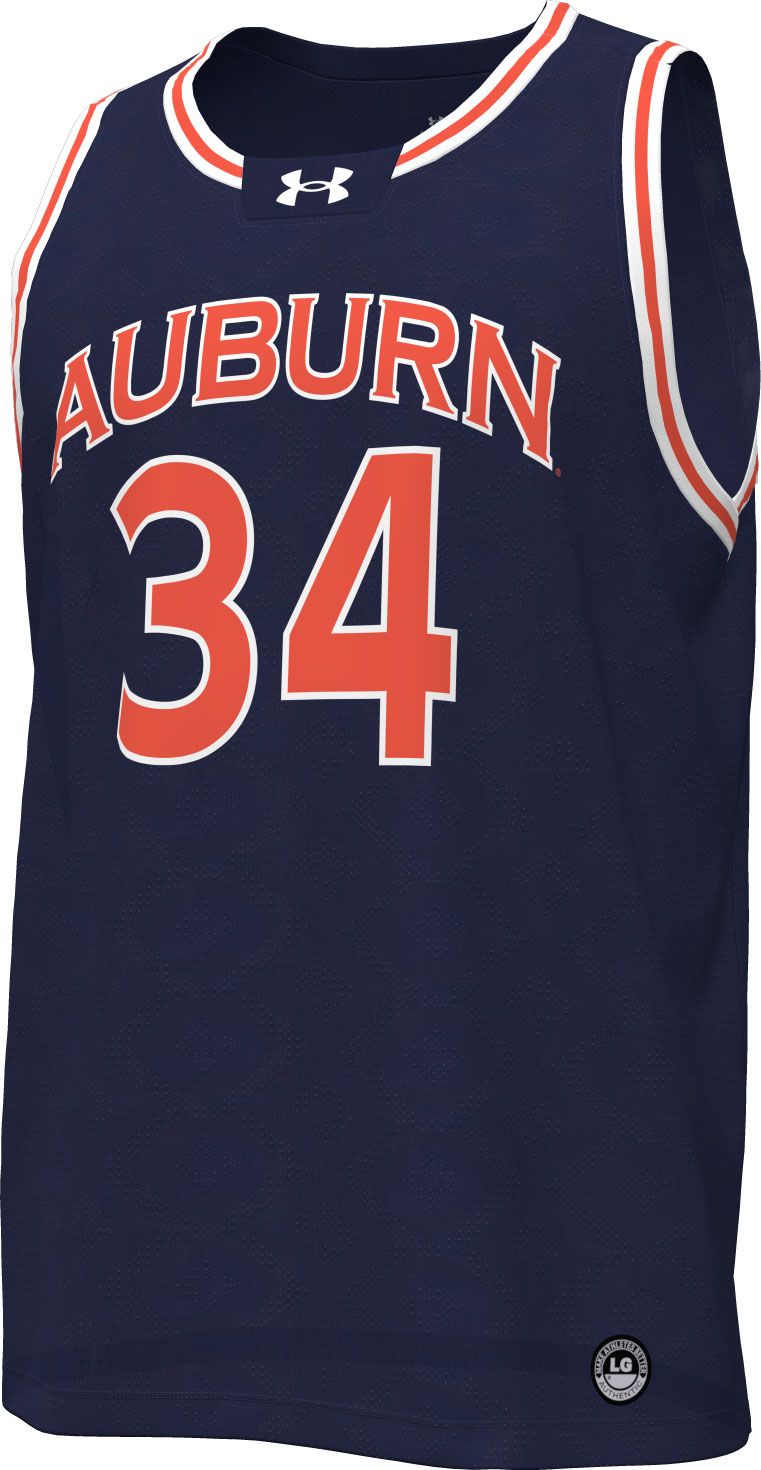 Auburn basketball jersey under armour sale