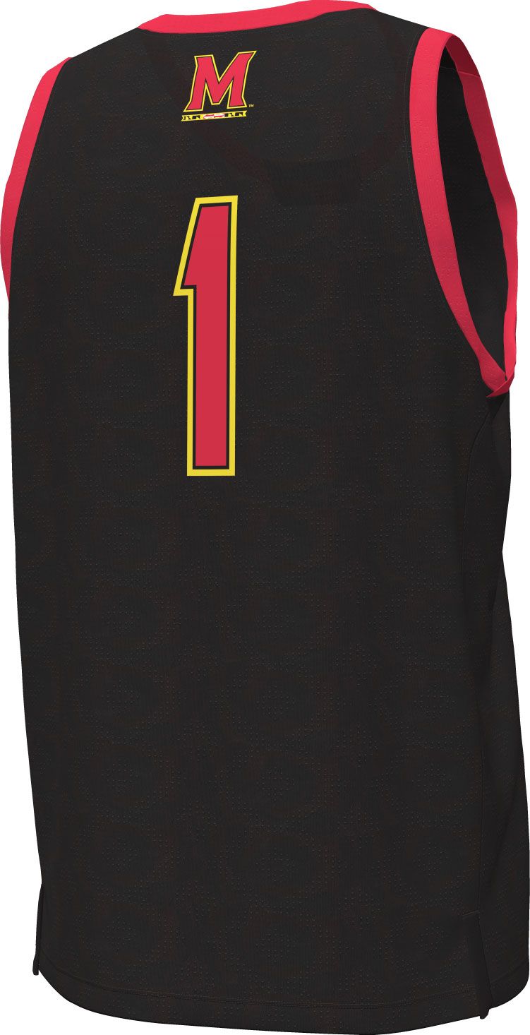 Under Armour Men's Maryland Terrapins #1 Black Replica Basketball Jersey