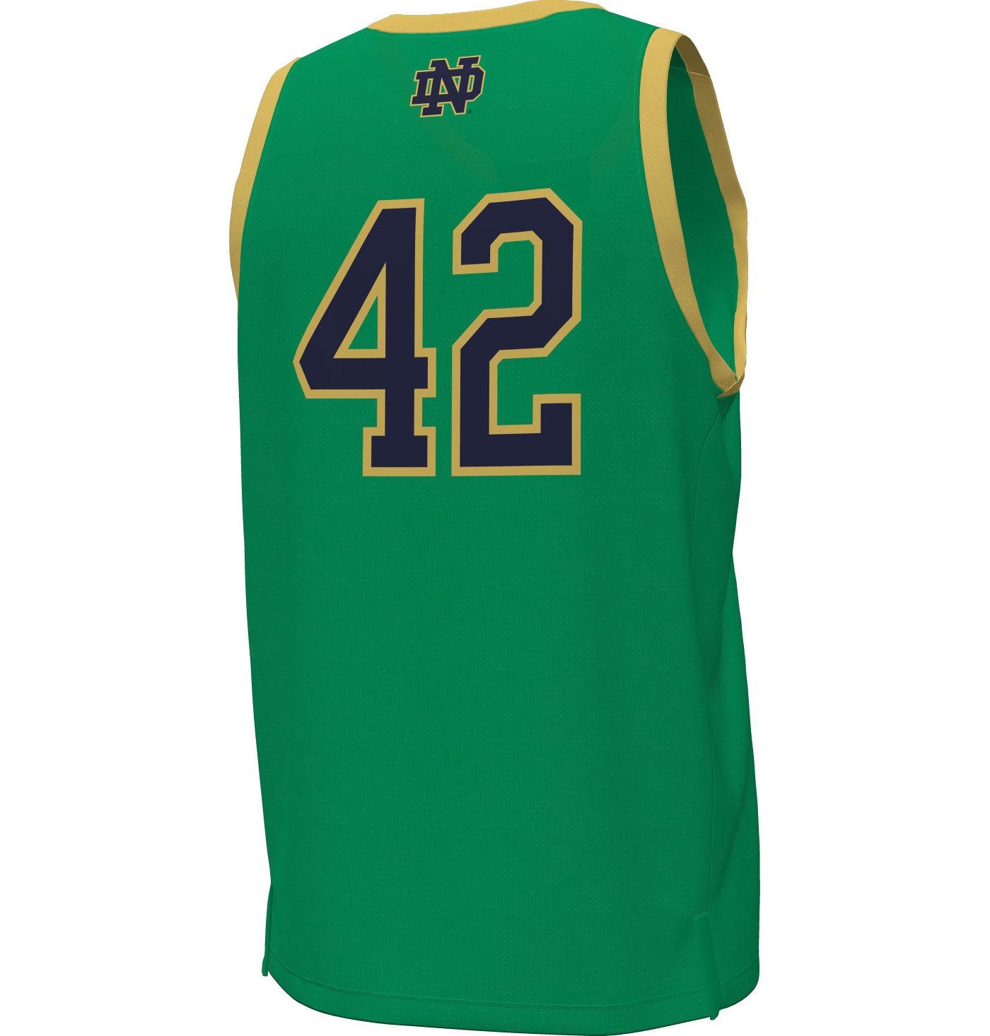 Under Armour Men s Notre Dame Fighting Irish 42 Green Replica Basketball Jersey Dick s Sporting Goods