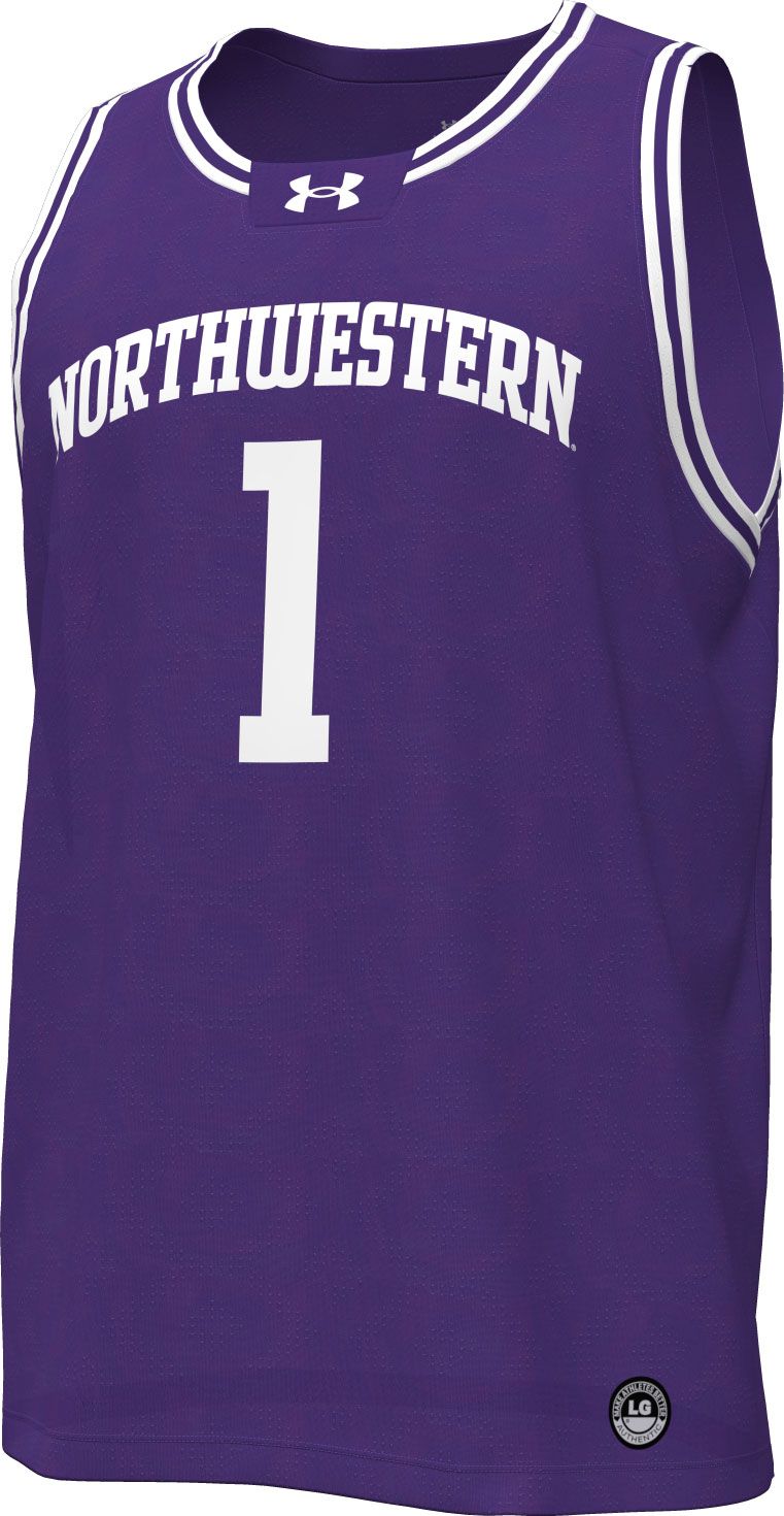 Under Armour Men's Northwestern Wildcats #1 Purple Replica Basketball Jersey