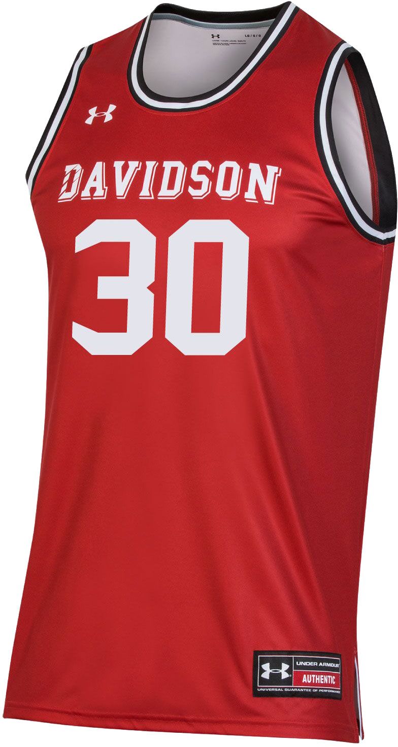 authentic stephen curry davidson jersey