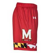 Men's Under Armour Black Maryland Terrapins Replica Basketball Shorts