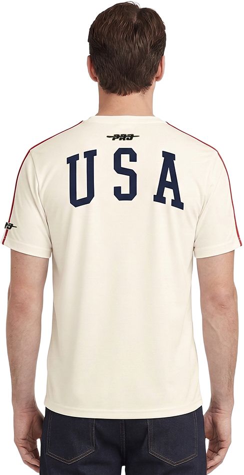 Pro Standard Adult USMNT Off White Chenille Tape T-Shirt product image