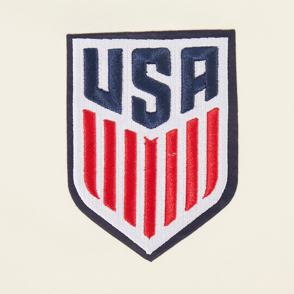 Pro Standard Adult USMNT Off White Chenille Tape T-Shirt product image