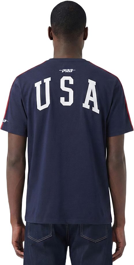 Pro Standard Adult USMNT Navy Chenille Tape T-Shirt product image
