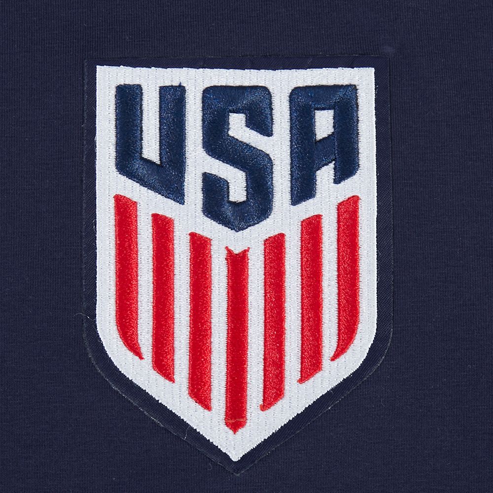 Pro Standard Adult USMNT Navy Chenille Tape T-Shirt product image