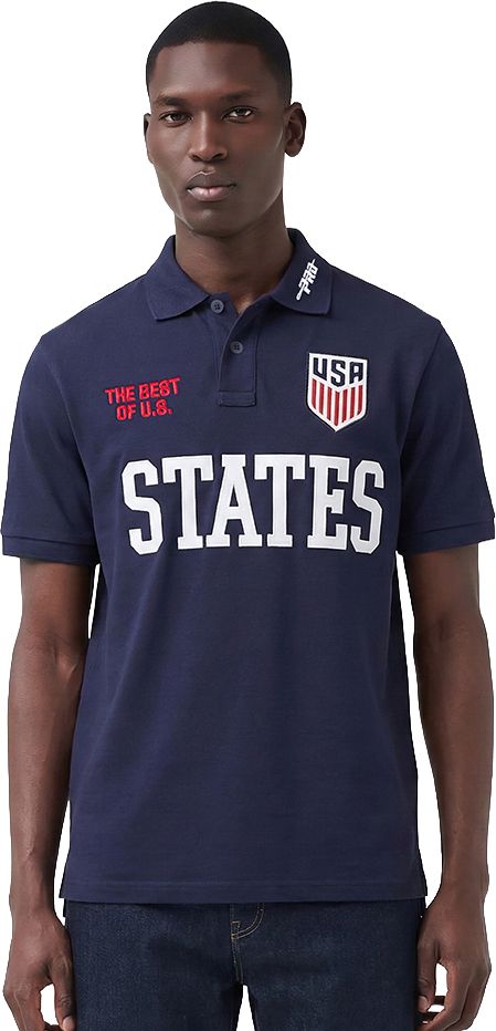 Pro Standard Adult USMNT Navy Chenille Polo product image