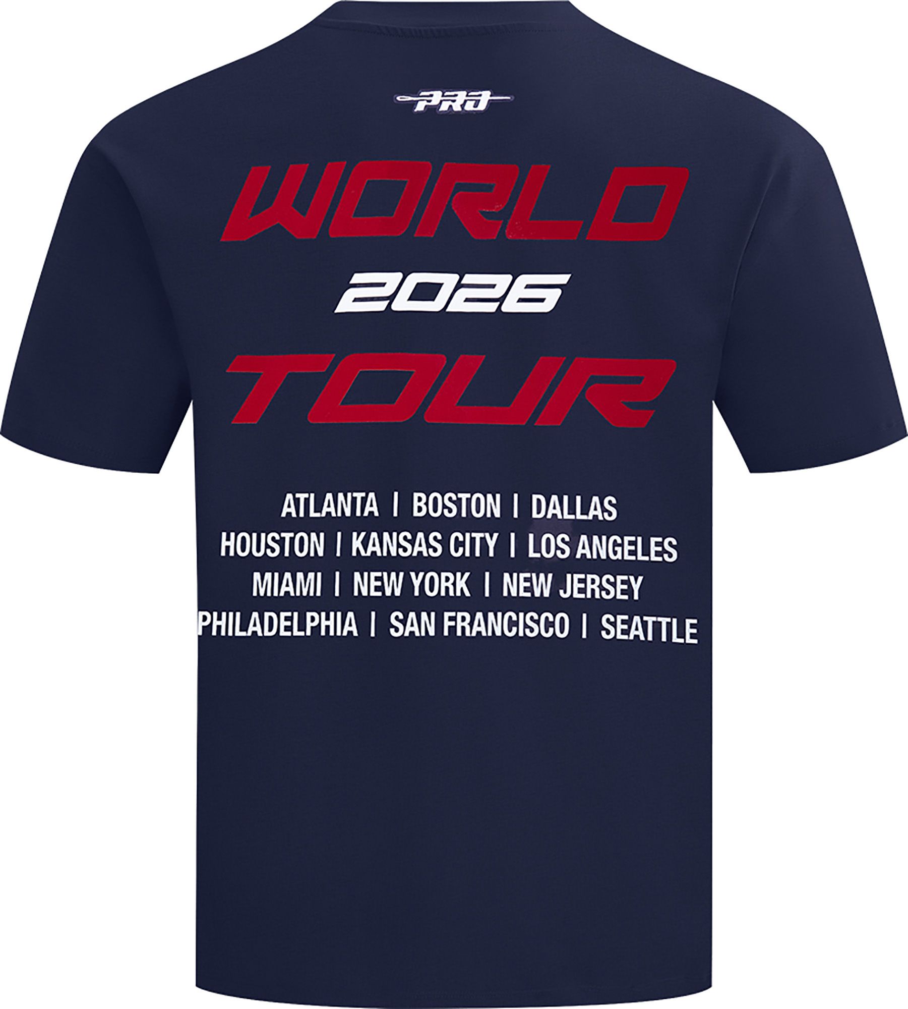 Pro Standard Adult USMNT Navy City Tour 2026 T-Shirt product image