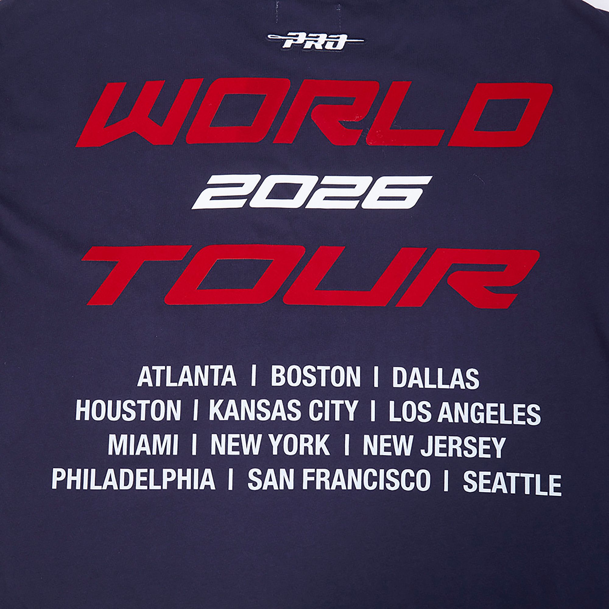 Pro Standard Adult USMNT Navy City Tour 2026 T-Shirt product image