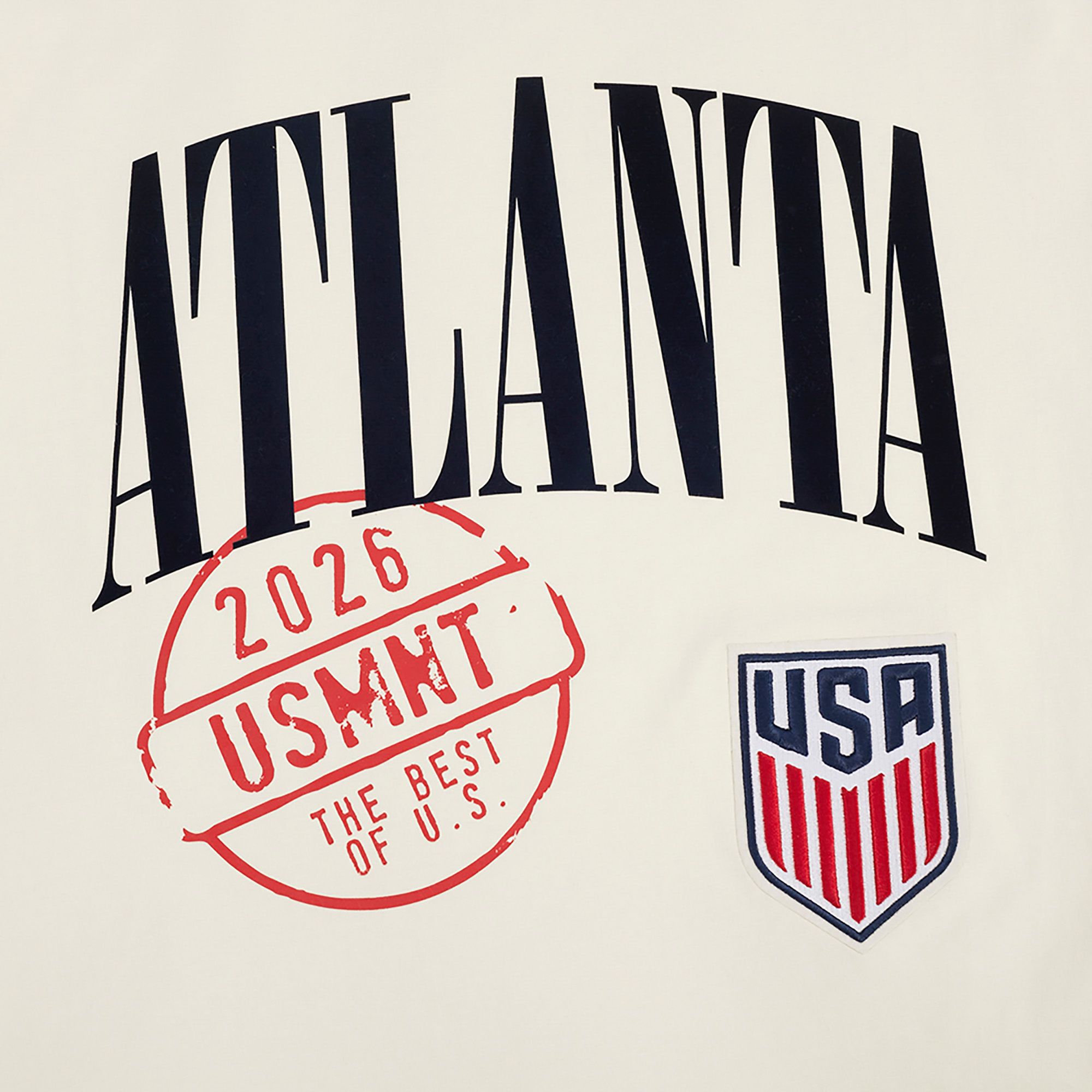 Pro Standard Adult USMNT 2026 Atlanta Stamped Host City T-Shirt product image