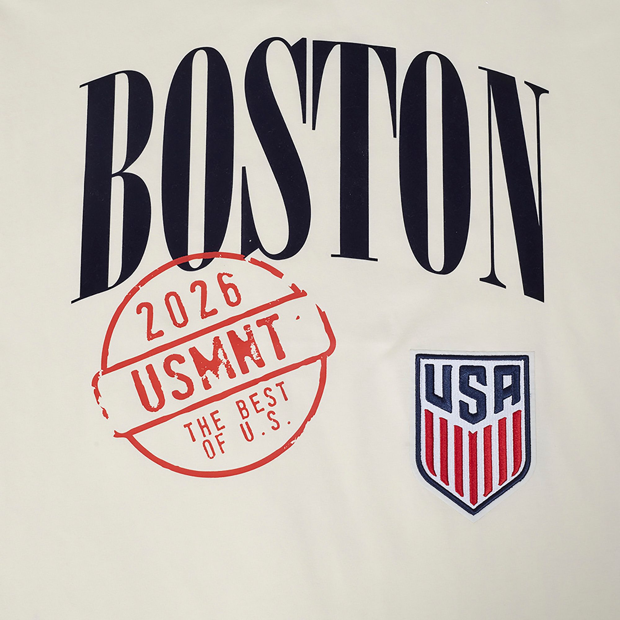 Pro Standard Adult USMNT 2026 Boston City Stamped Host City T-Shirt product image