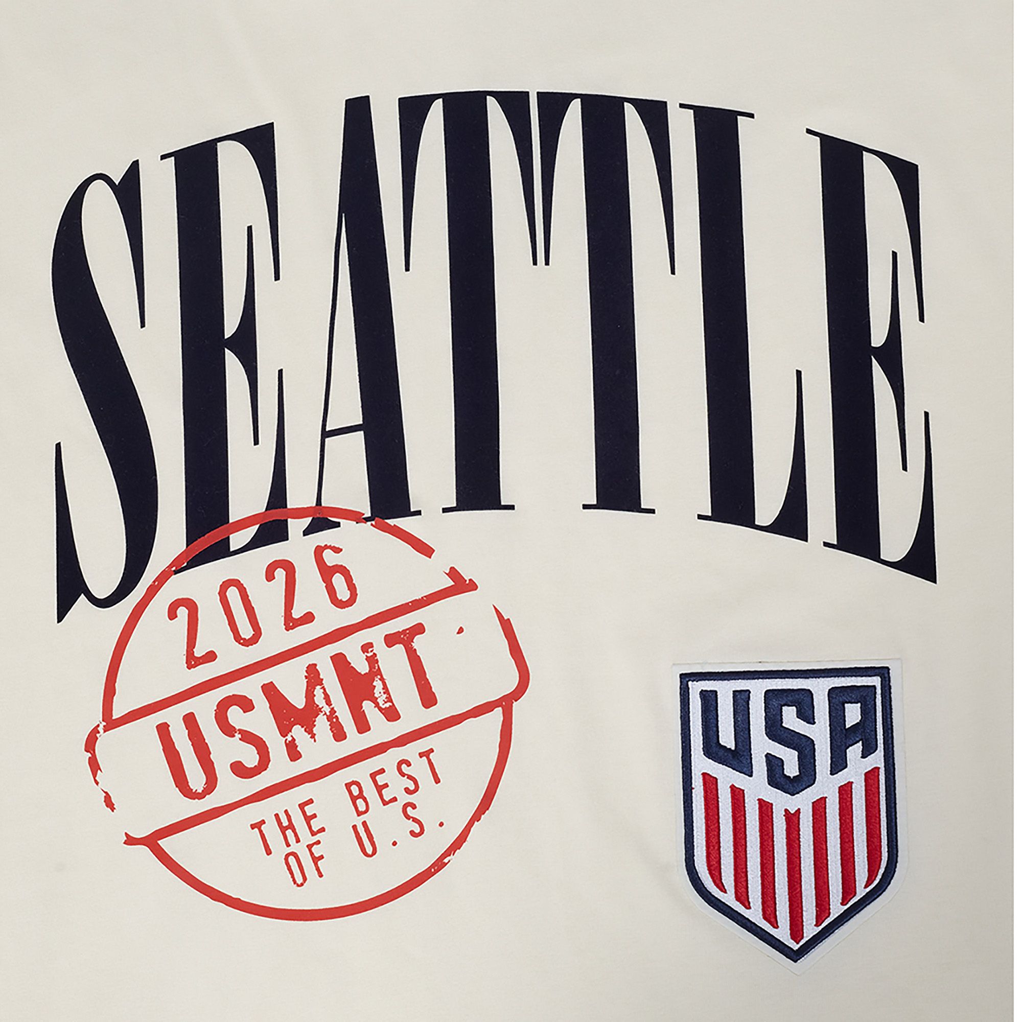 Pro Standard Adult USMNT 2026 Seattle Stamped Host City T-Shirt product image