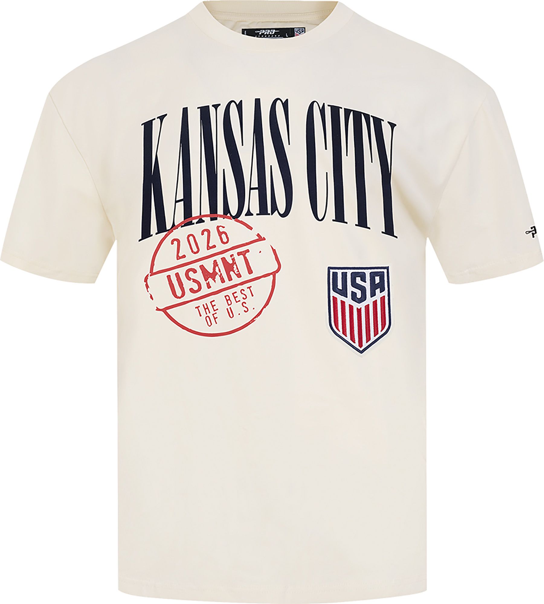 Pro Standard Adult USMNT 2026 Kansas City Stamped Host City T-Shirt product image