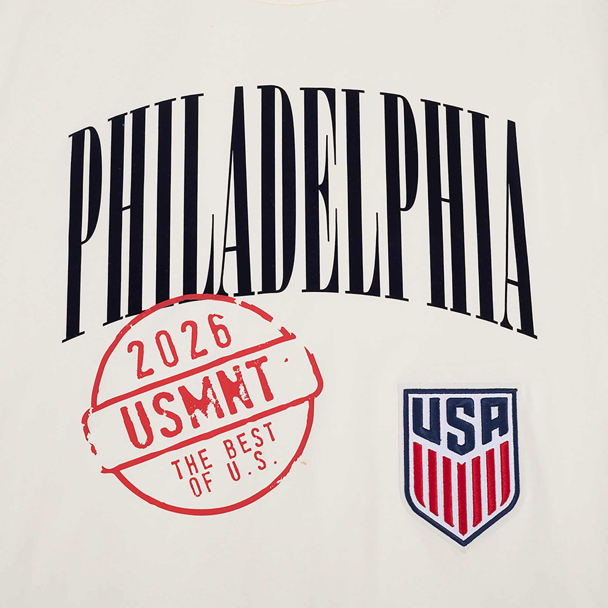 Pro Standard Adult USMNT 2026 Philadelphia Stamped Host City T-Shirt product image