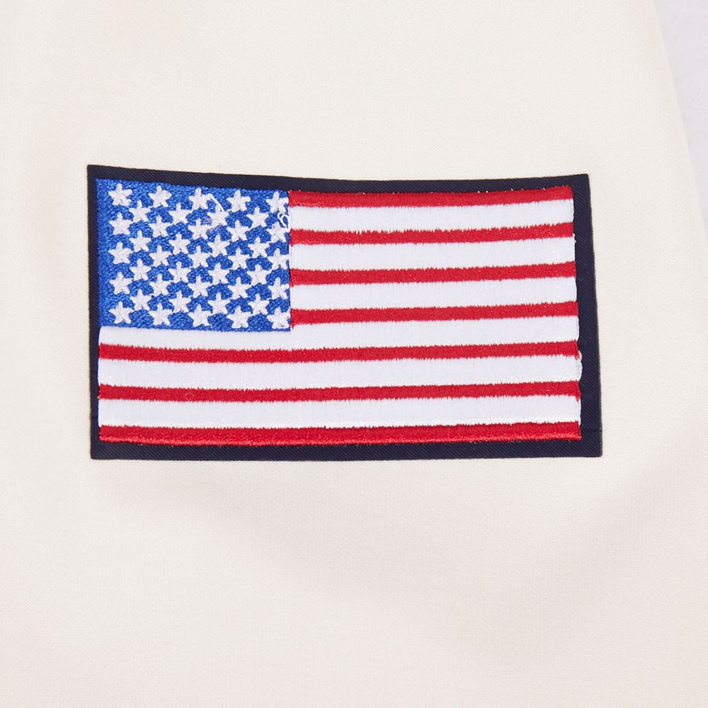 Pro Standard Adult USMNT Off White Chenille Pullover Hoodie product image