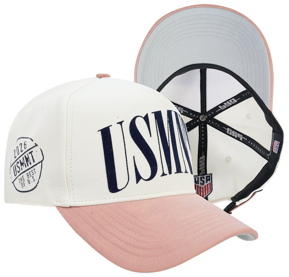 Pro Standard Adult USMNT Off-White 2026 Stamped Host City Snapback Hat product image
