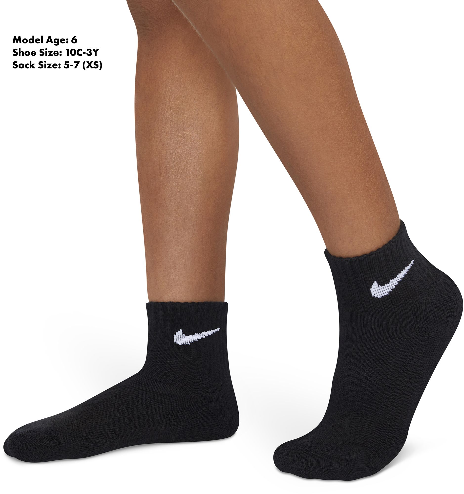 Nike Little Kids' Basic Ankle Socks – 6 pack product image