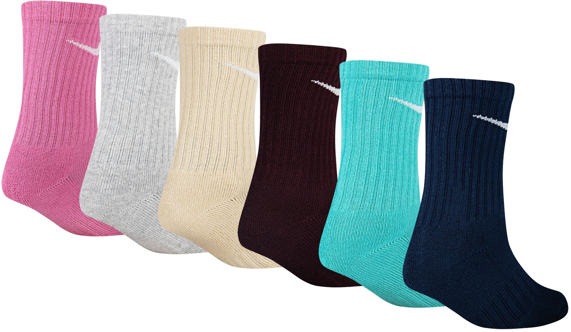 Nike Little Kids' Performance Basic Crew Socks - 6 Pack product image