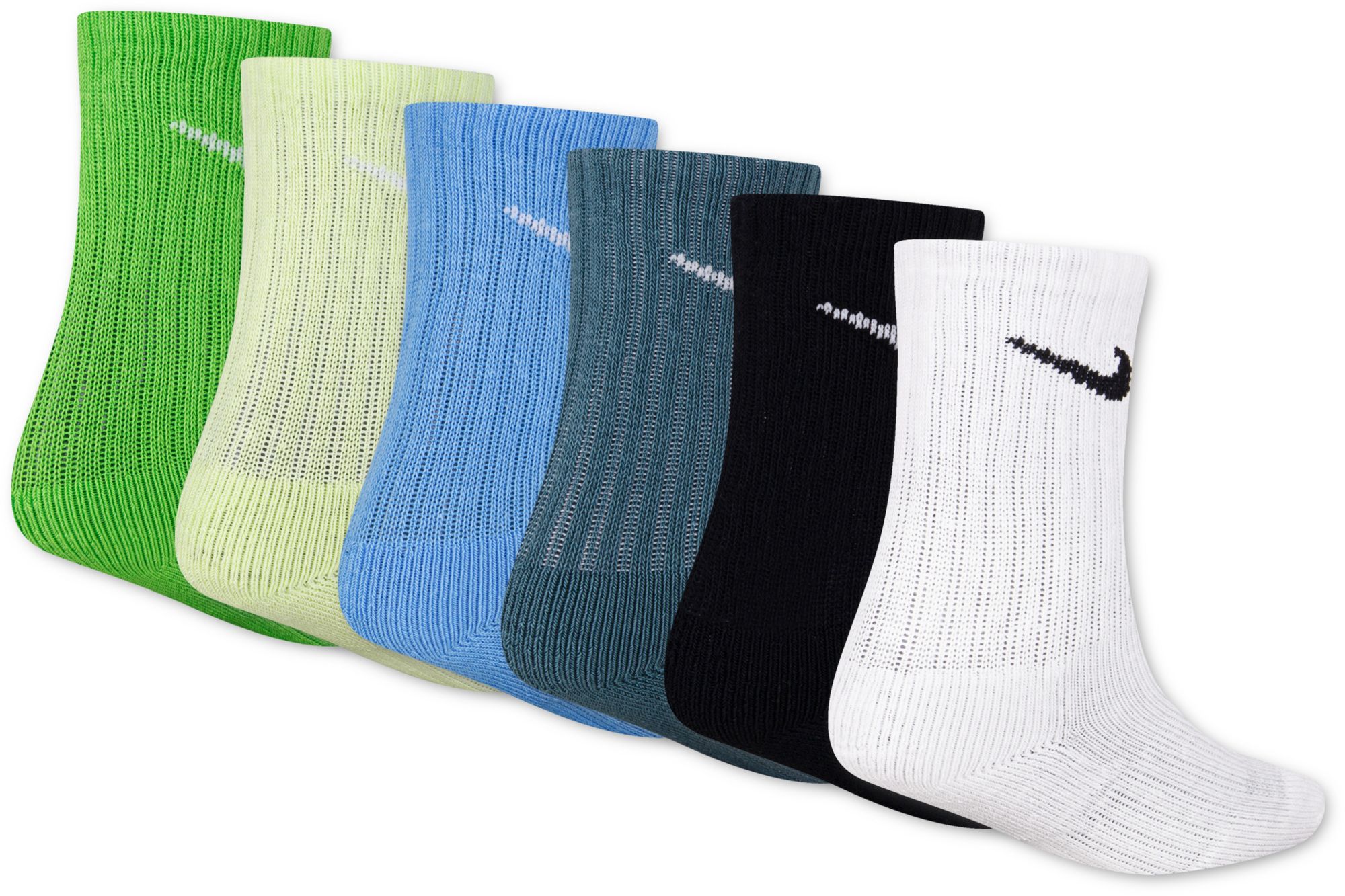 Nike Little Kids' Performance Basic Crew Socks - 6 Pack product image