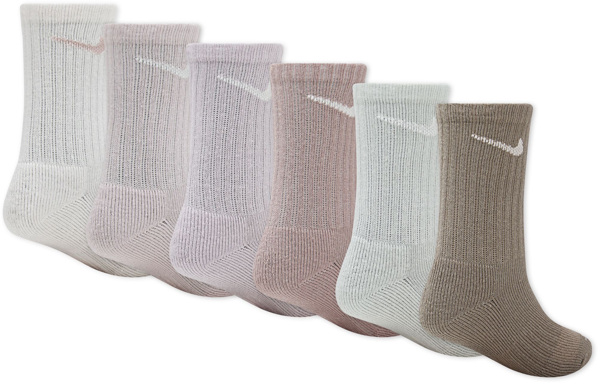Nike Little Kids' Performance Basic Crew Socks - 6 Pack product image