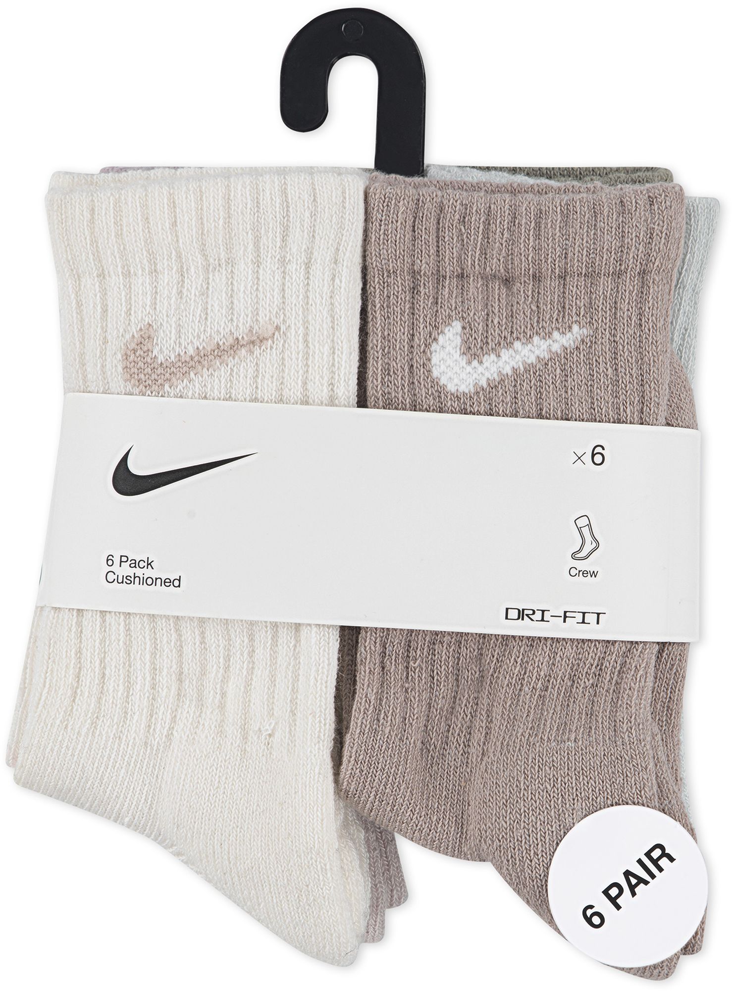 Nike Little Kids' Performance Basic Crew Socks - 6 Pack product image