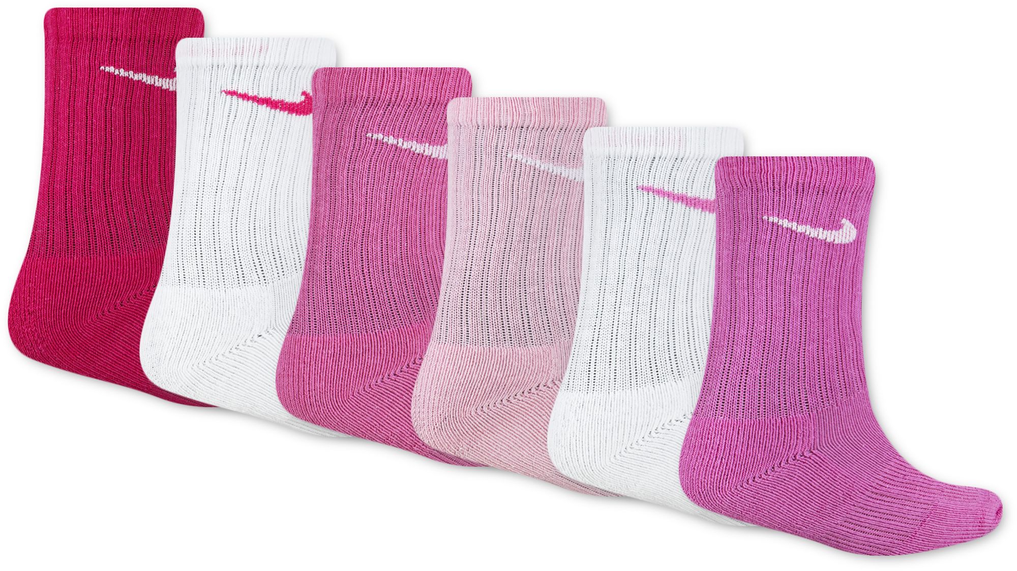 Nike Little Kids' Performance Basic Crew Socks - 6 Pack product image