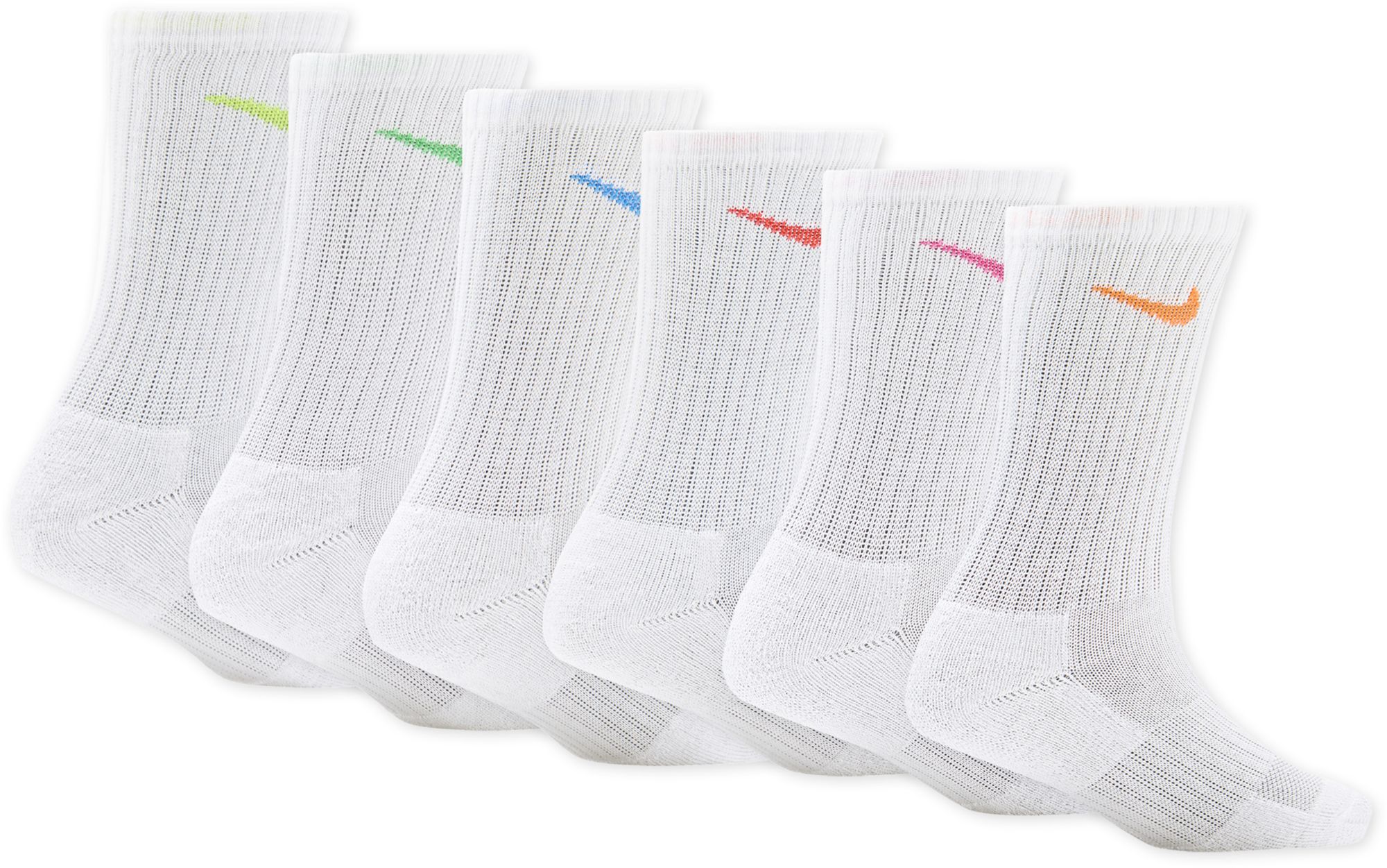 Nike Little Kids' Performance Basic Crew Socks - 6 Pack product image