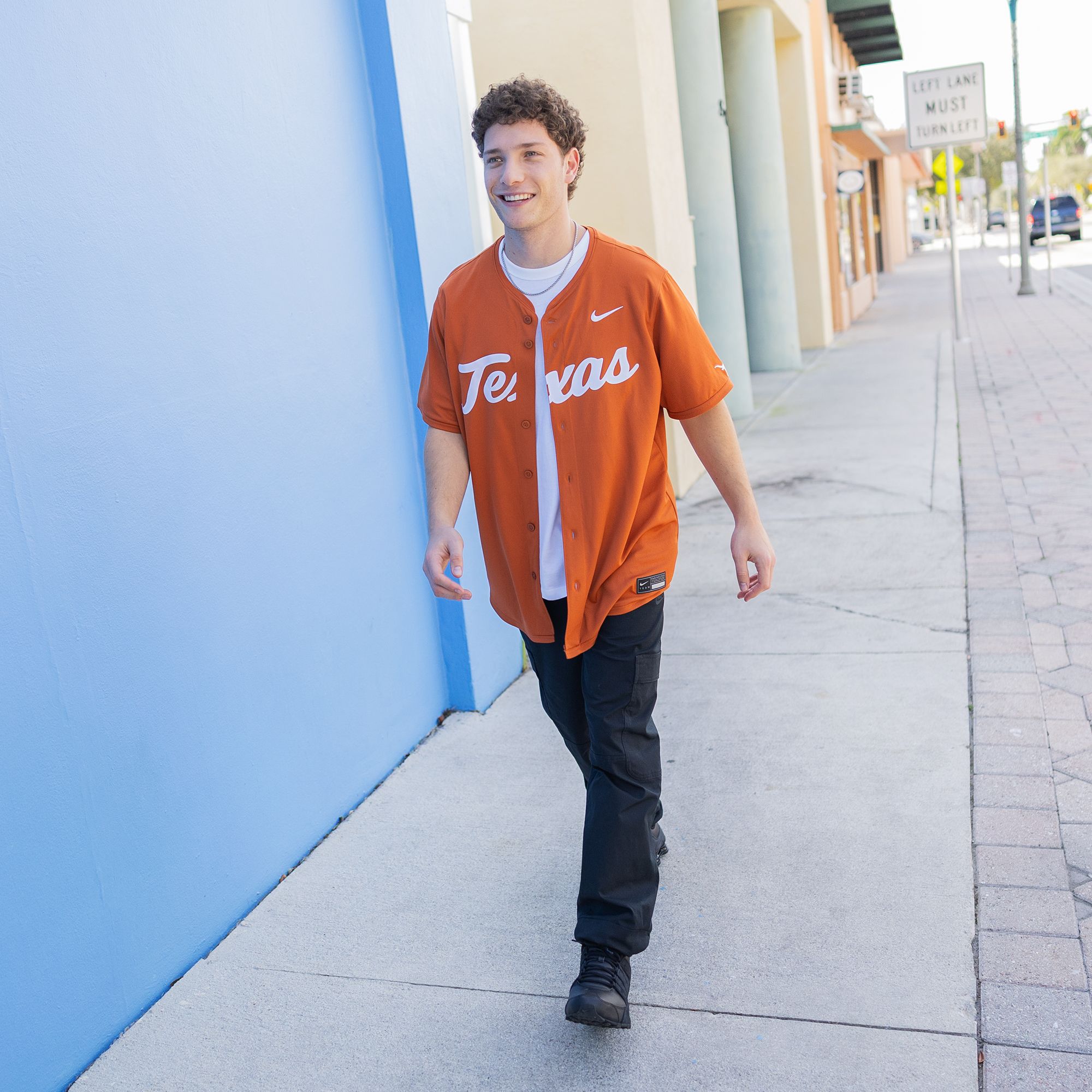 NCAA Men's Texas Longhorns Desert Orange Baseball Replica Jersey product image