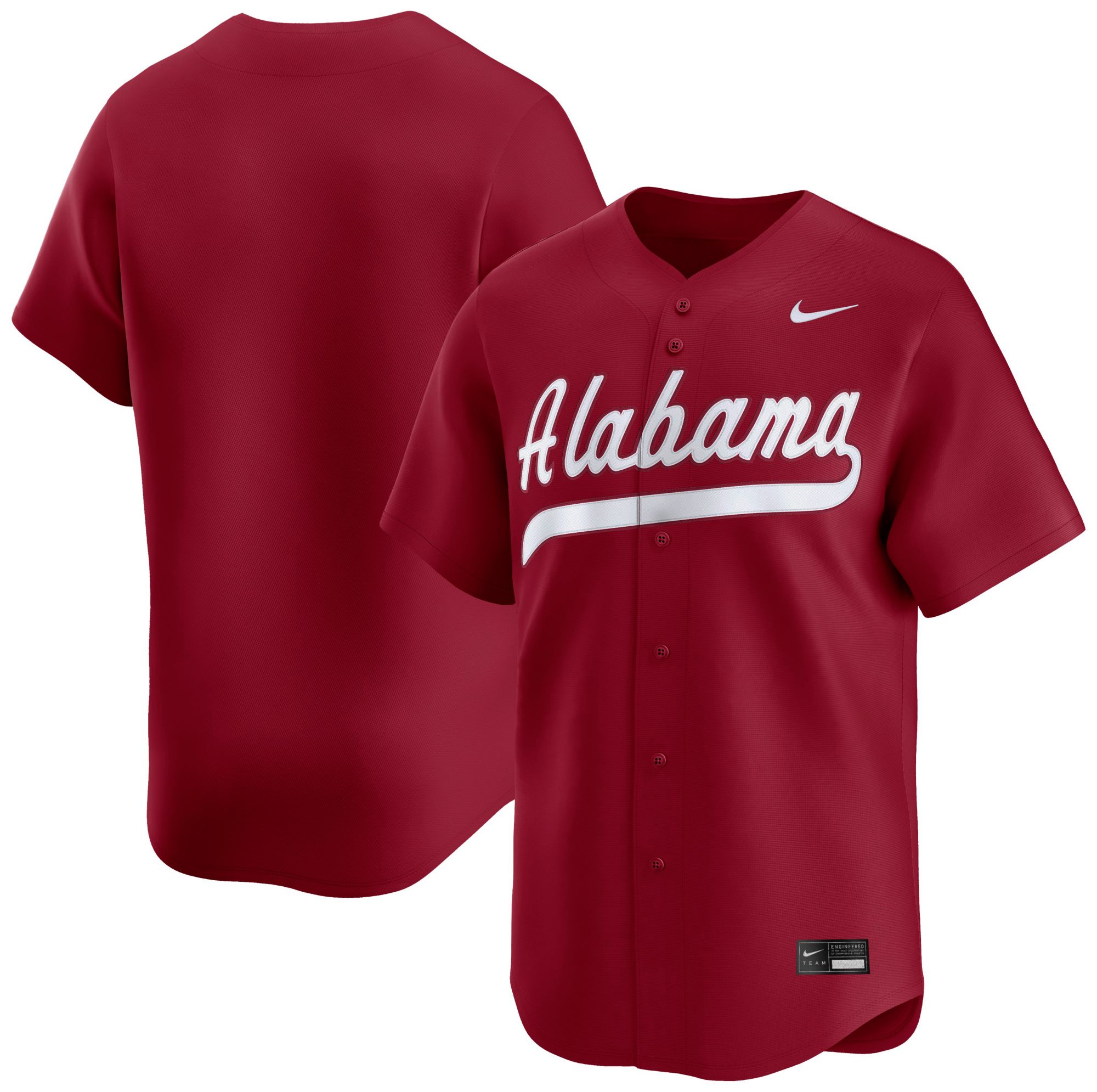 Nike Men's Alabama Crimson Tide Team Crimson Baseball Jersey product image