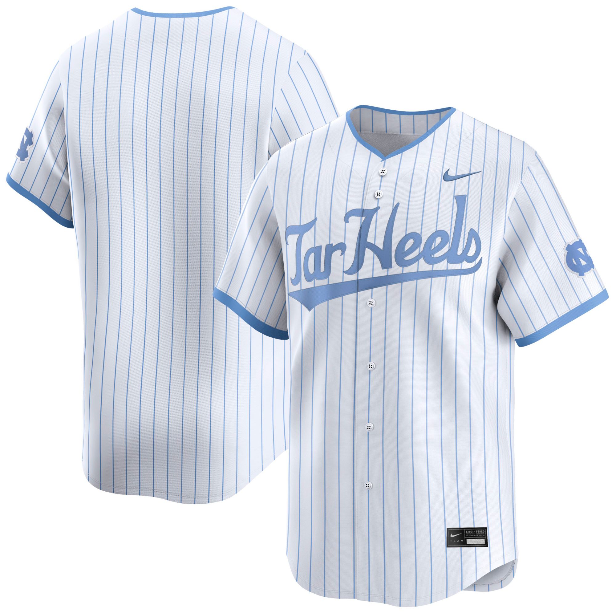 Nike Men's North Carolina Tar Heels White Baseball Jersey product image