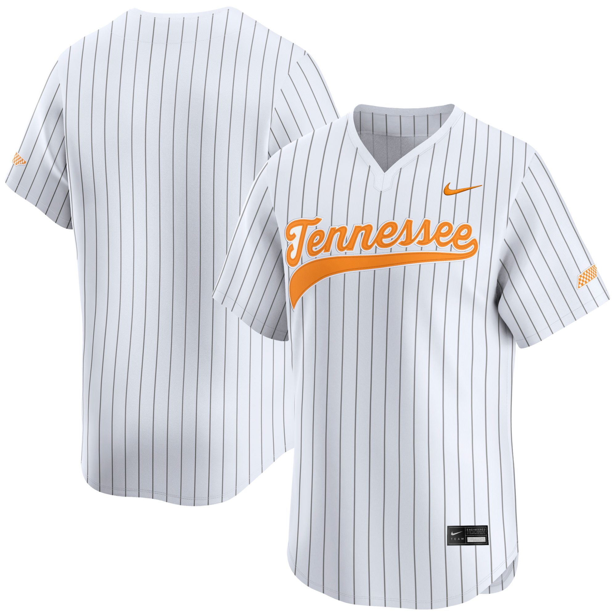 NCAA Men's Tennessee Volunteers White Baseball Replica Jersey product image