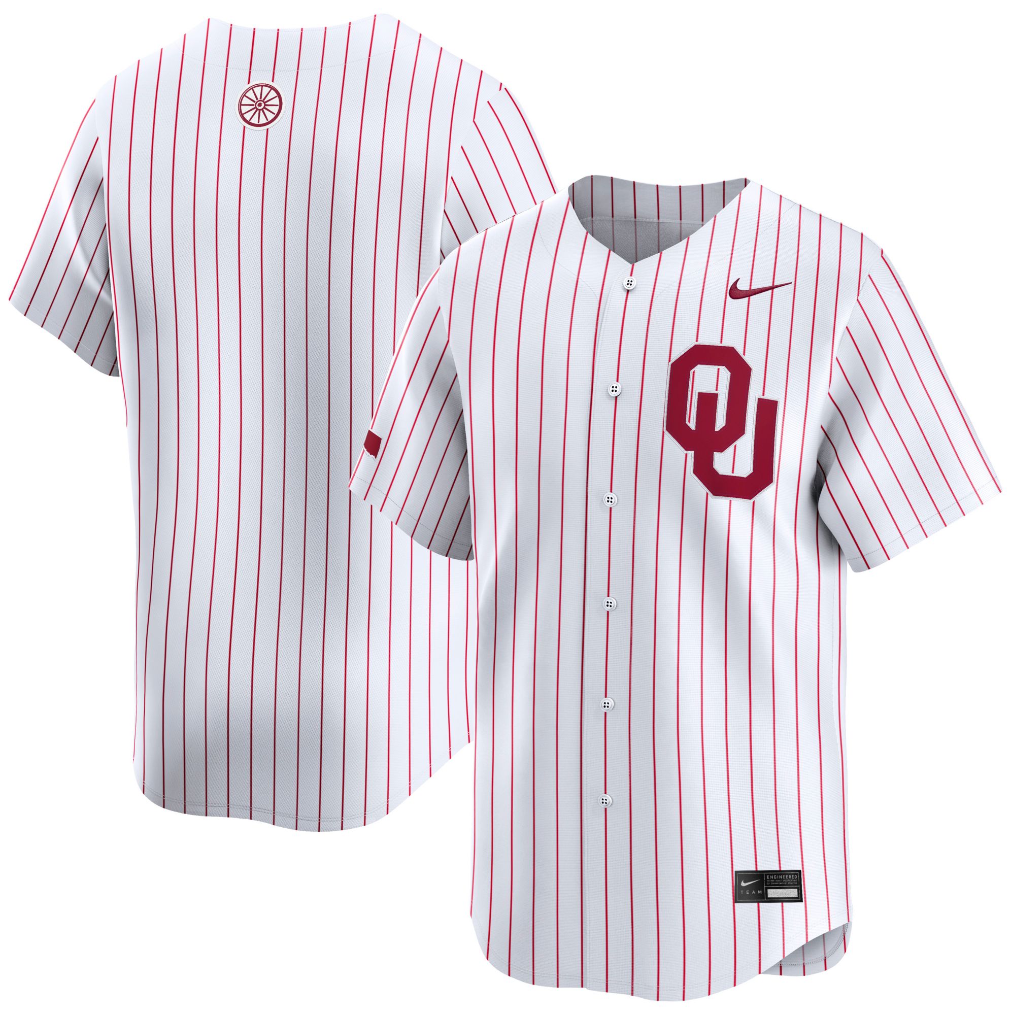 NCAA Men's Oklahoma Sooners White Baseball Replica Jersey product image