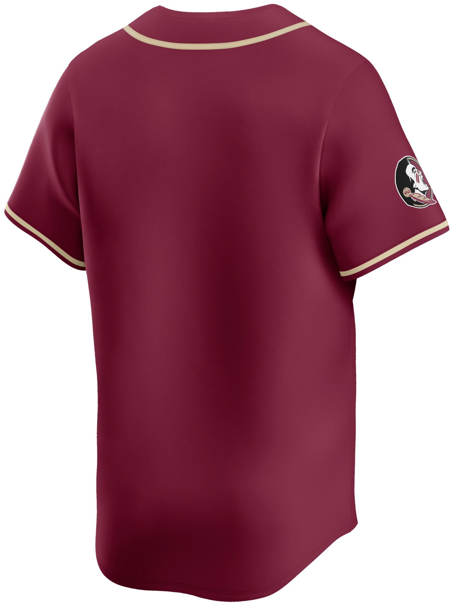 Nike Men's Florida State Seminoles Maroon Replica Alternate Baseball Jersey product image