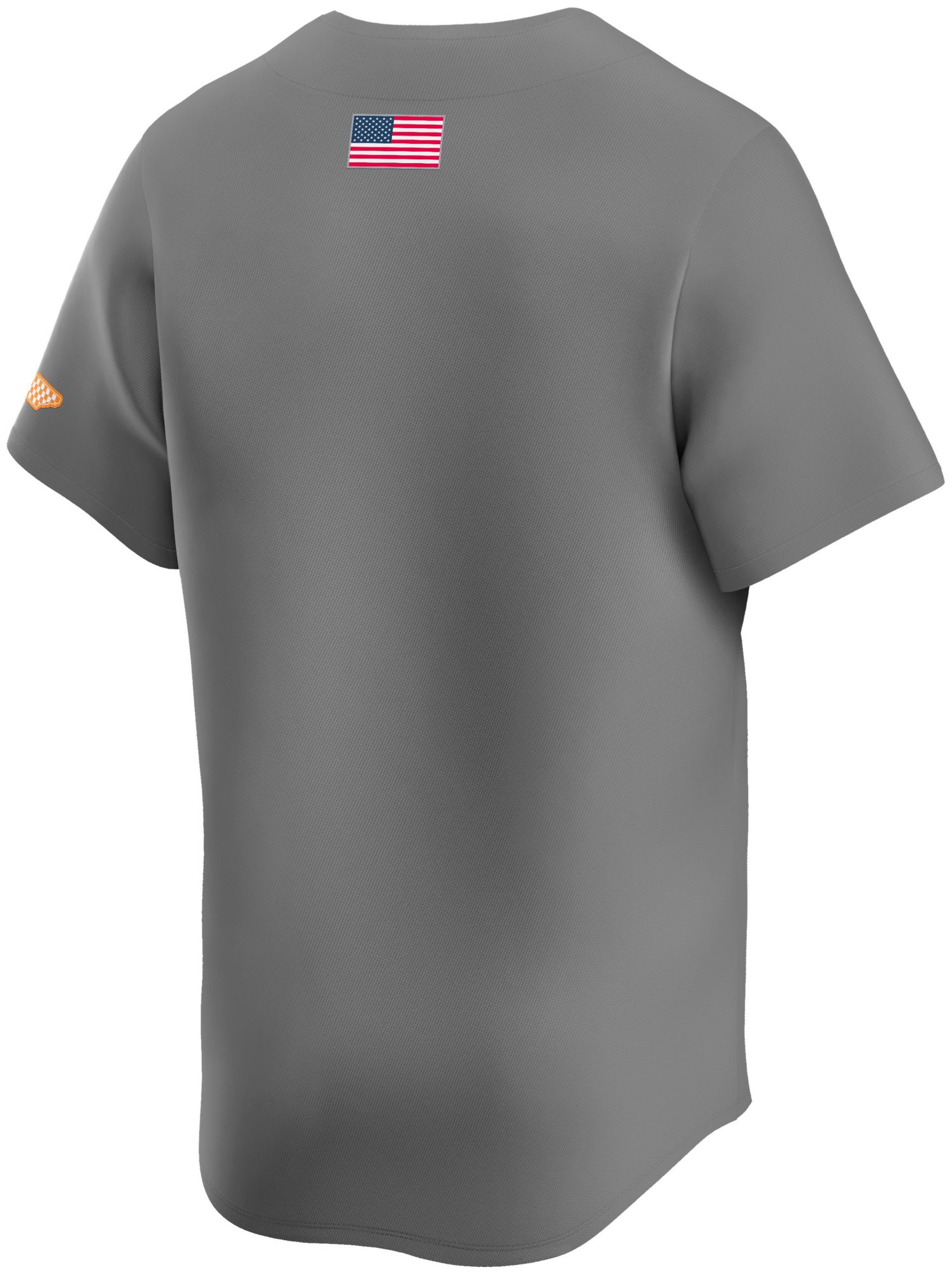 Nike Men's Tennessee Volunteers Grey Replica Alternate Baseball Jersey product image